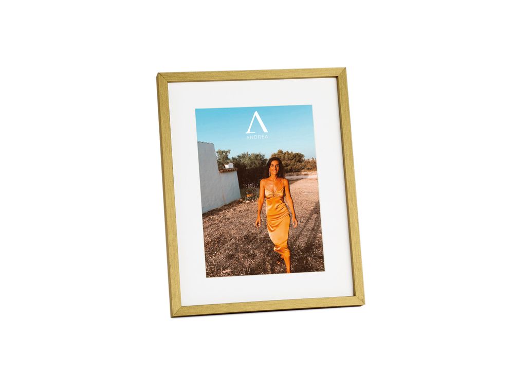 Cadres - CADRE PHOTO MDF DORÉ 10X15 AX71523 - ANDREA HOUSE