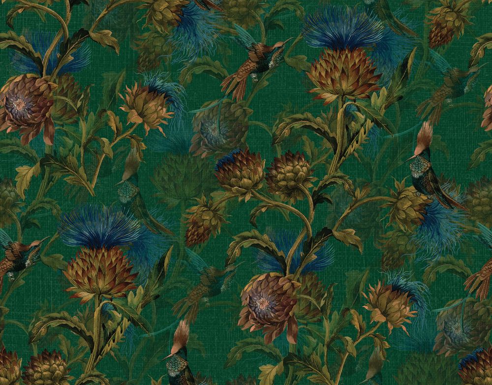 Wallpaper - Wallpaper ARTICHOKES - PASCALE RISBOURG