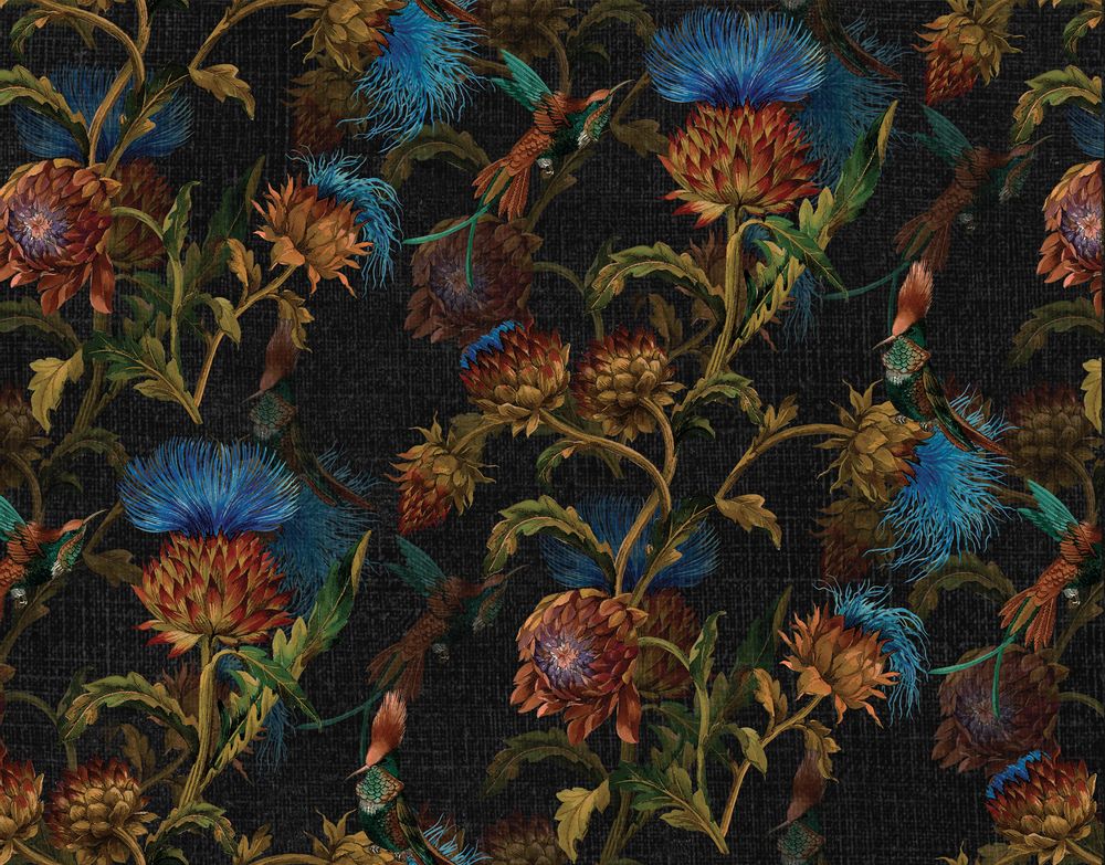 Wallpaper - Wallpaper ARTICHOKES - PASCALE RISBOURG
