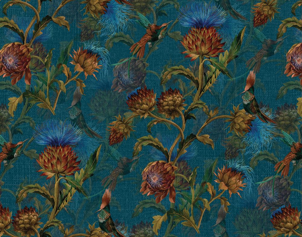 Wallpaper - Wallpaper ARTICHOKES - PASCALE RISBOURG