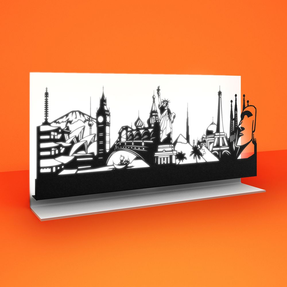 Other wall decoration - Skylines on support - CITIZZ