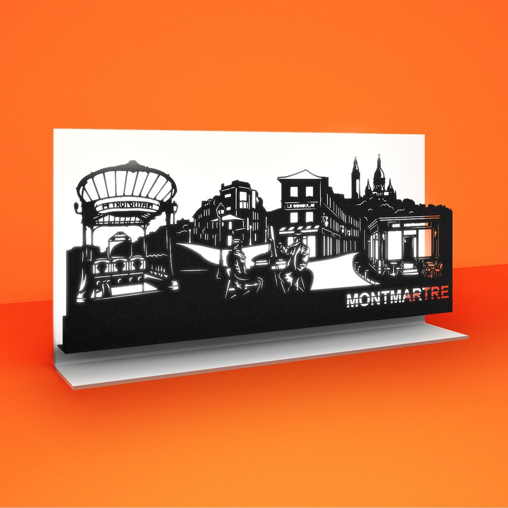 Other wall decoration - Skylines on support - CITIZZ