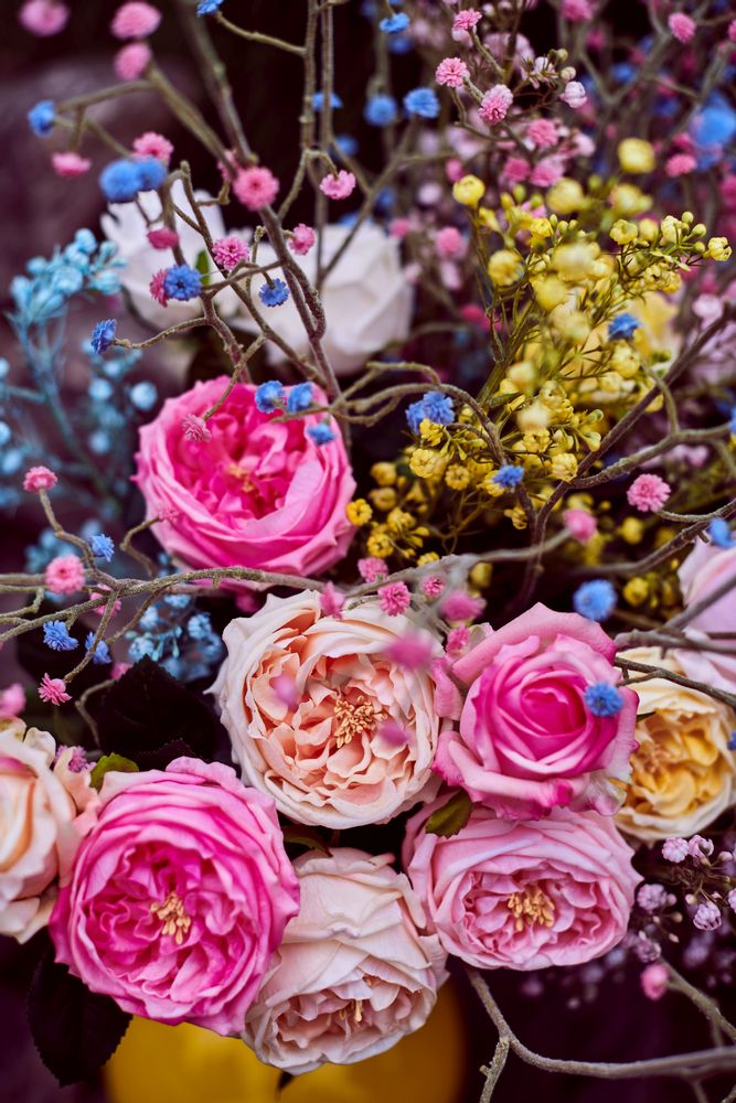 Floral decoration - Sweet roses - Silk-ka Artificial flowers and plants for life! - SILK-KA