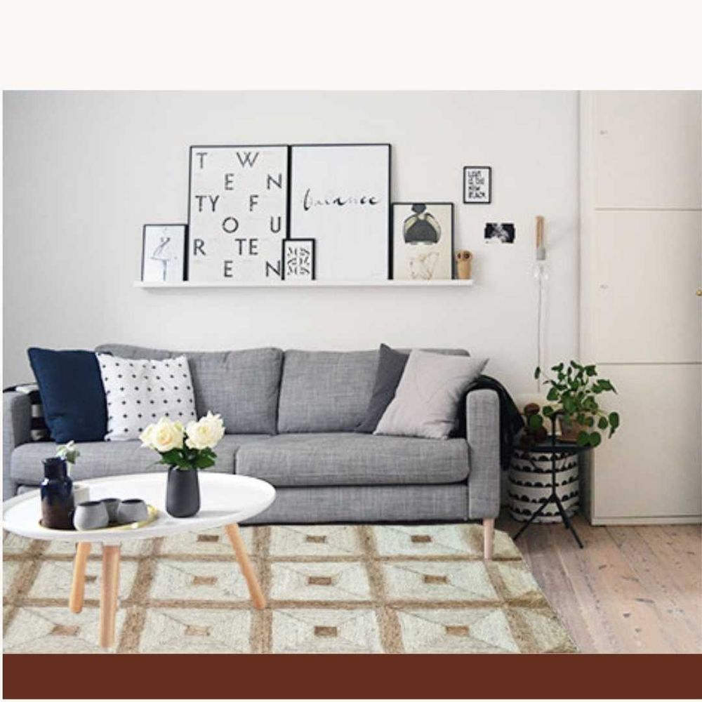 Autres décorations murales - Tapis AW-003 Triple Square-Stitched - WEAVEMANILA