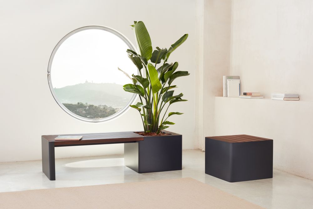 Flower pots - WOODGREEN benches - HOBBY FLOWER