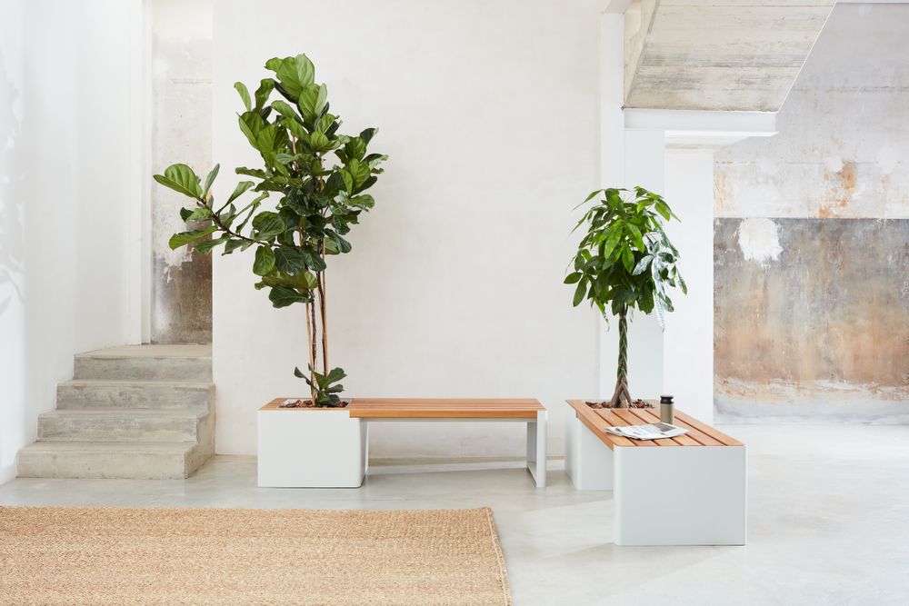 Flower pots - WOODGREEN benches - HOBBY FLOWER