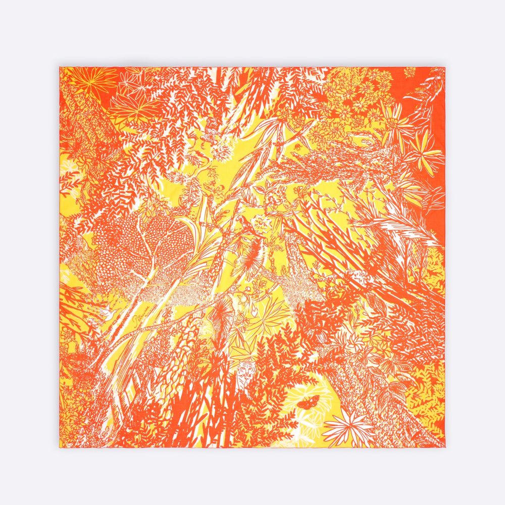 Scarves - SCARF EVA - 100% COTTON - MADE IN FRANCE - IMPRESSION - PETRUSSE PARIS