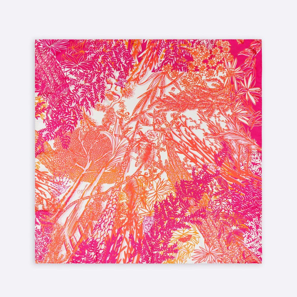Scarves - SCARF EVA - 100% COTTON - MADE IN FRANCE - IMPRESSION - PETRUSSE PARIS
