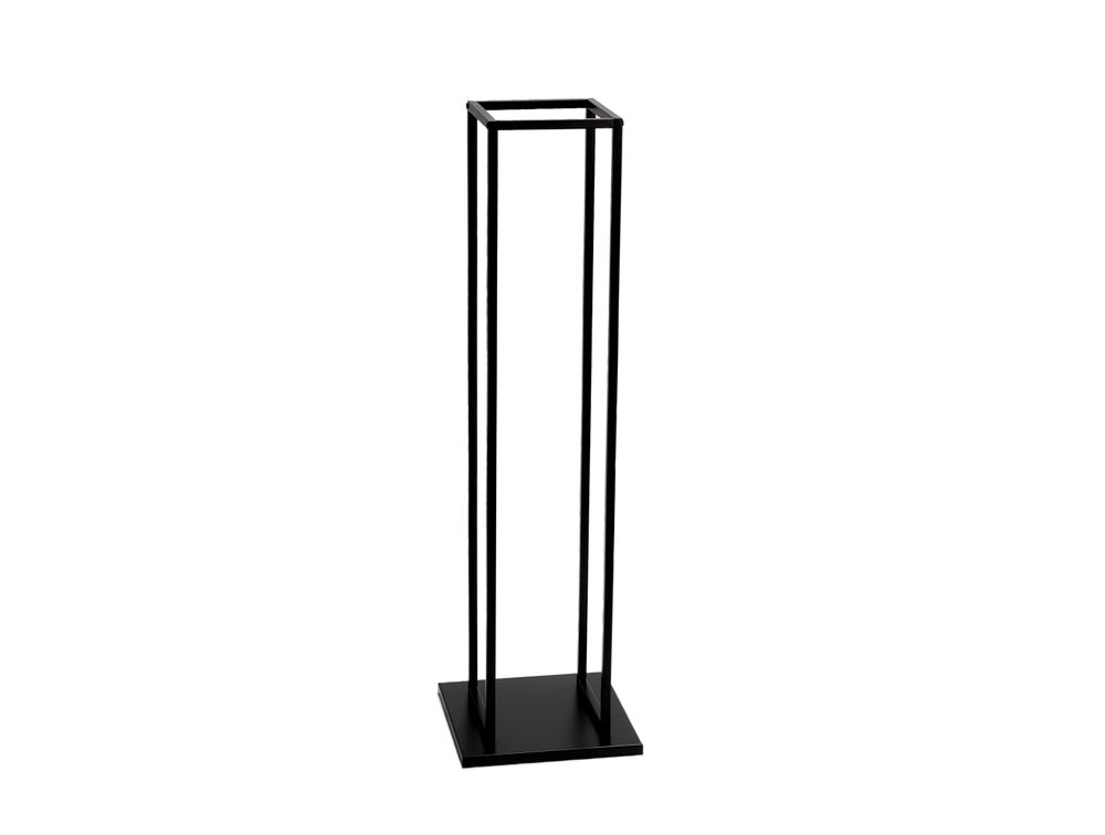 Accessoires de jardinage - ÉTAGÈRE À BOIS EN MÉTAL NOIR 33X33X115 AX71533 - ANDREA HOUSE