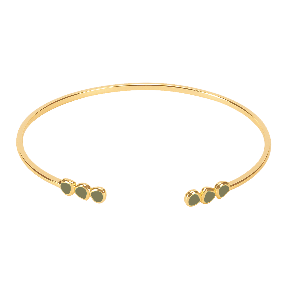 Jewelry - Lumi Bangle - Olive Green - BANGLE UP
