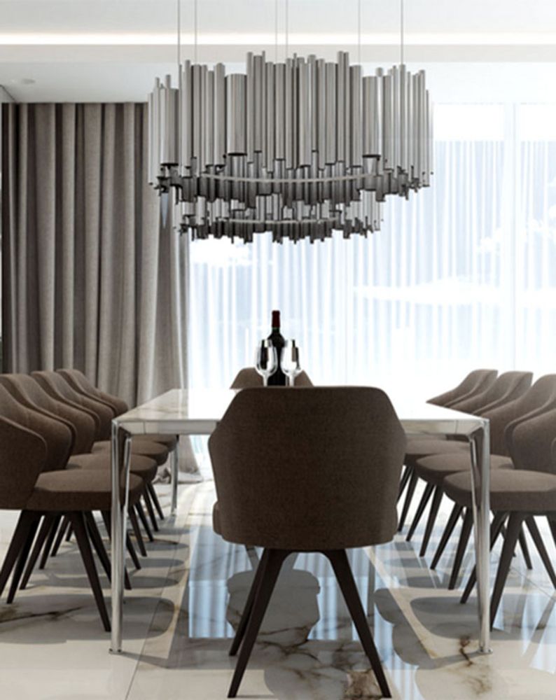 Ceiling lights - Brubeck Round | Suspension Chandelier - DELIGHTFULL
