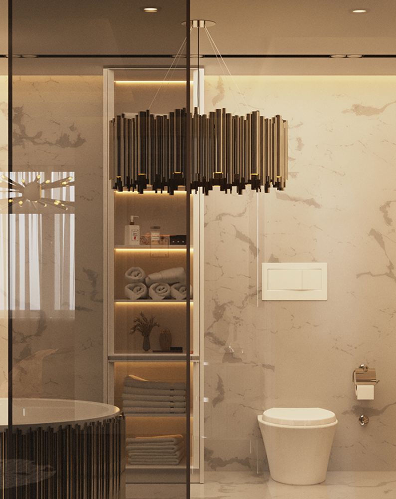 Ceiling lights - Brubeck Round | Suspension Chandelier - DELIGHTFULL