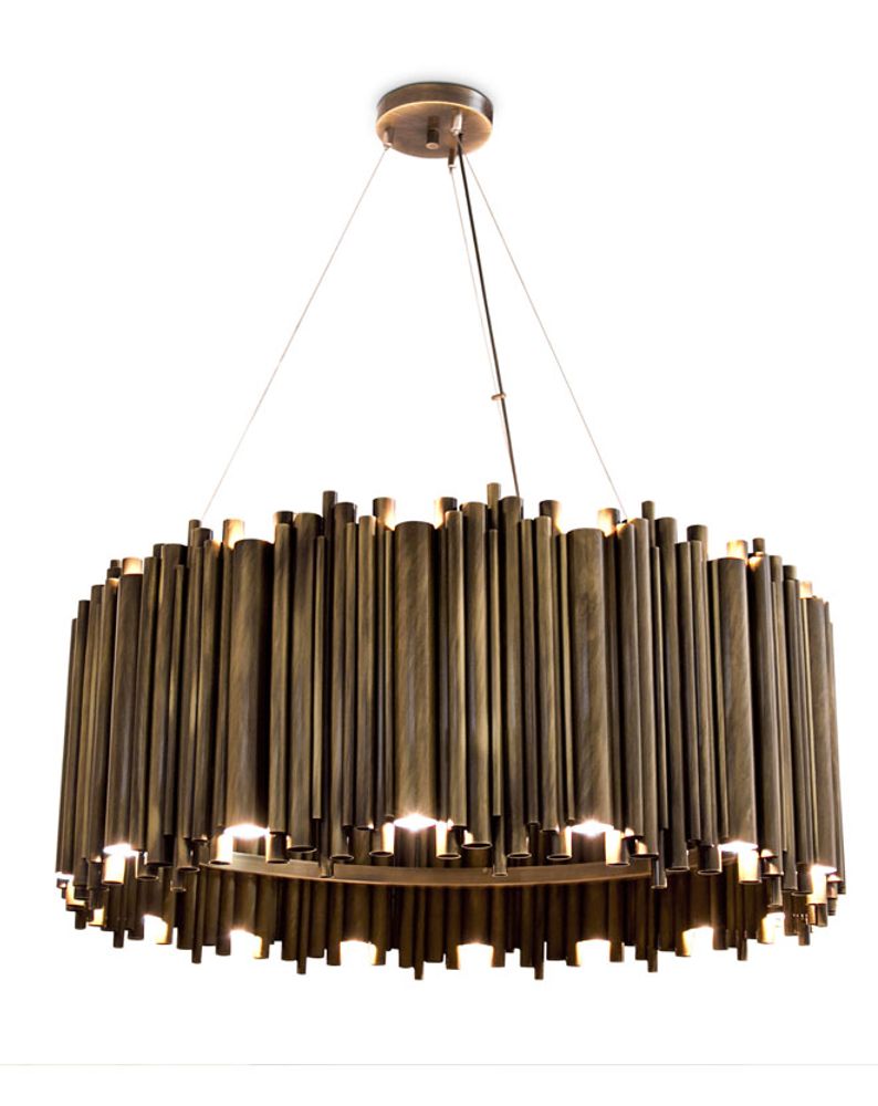 Ceiling lights - Brubeck Round | Suspension Chandelier - DELIGHTFULL