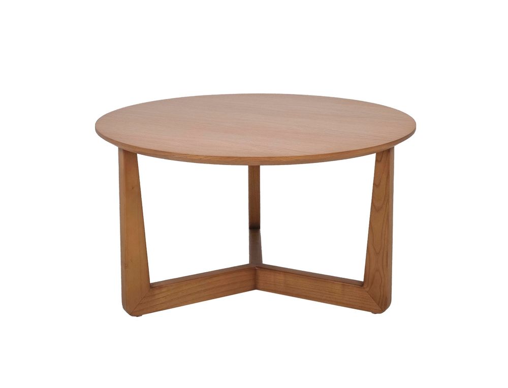 Tables basses - Table basse Retro Modern Oslo en bois massif Sungkai 100% naturel et placage de chêne massif avec une finition mate naturelle. - EZEÏS