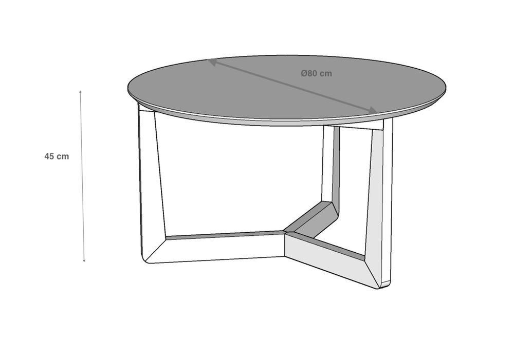 Tables basses - Table basse Retro Modern Oslo en bois massif Sungkai 100% naturel et placage de chêne massif avec une finition mate naturelle. - EZEÏS