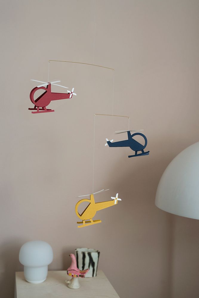 Decorative objects - Helicopter Mobile - LIVINGLY