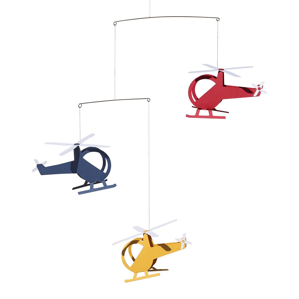 Decorative objects - Helicopter Mobile - LIVINGLY
