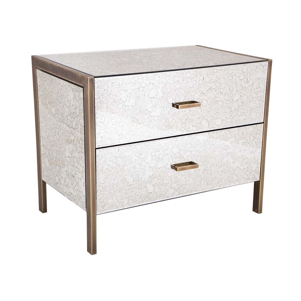 Chests of drawers - 2 Drawer Large Bedside - RV  ASTLEY LTD