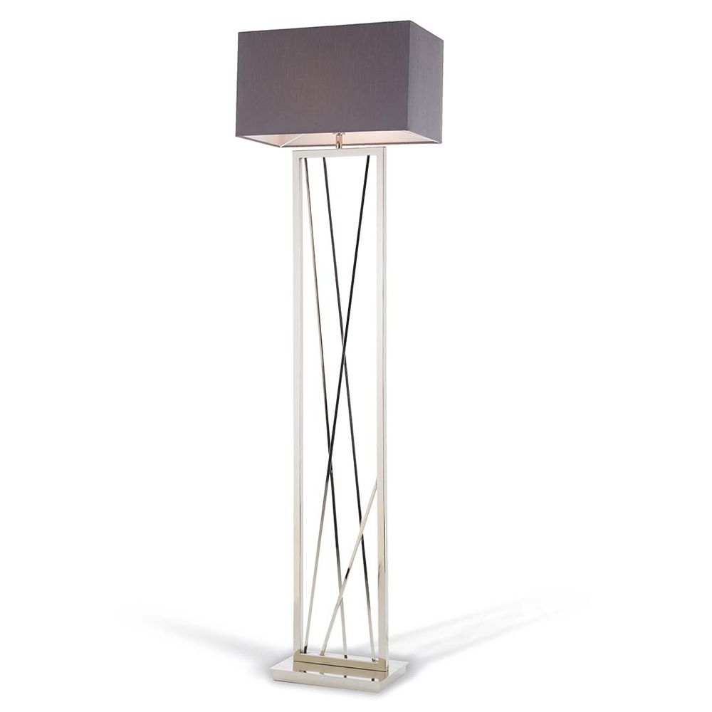 Floor lamps - Carinne Nickel Floor Lamp - RV ASTLEY LTD