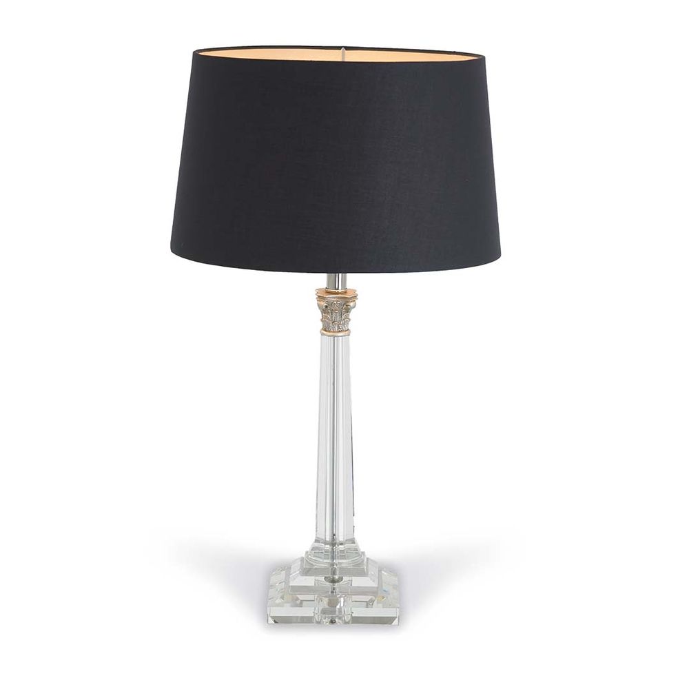 Table lamps - Belissa Crystal Corinthian Lamp - BASE ONLY - RV ASTLEY LTD