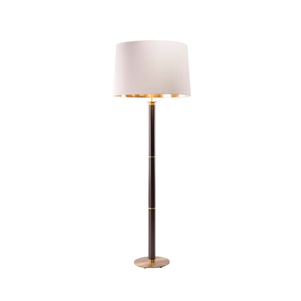Floor lamps - Donal Floor Lamp (dark brass finish) base only - RV ASTLEY LTD