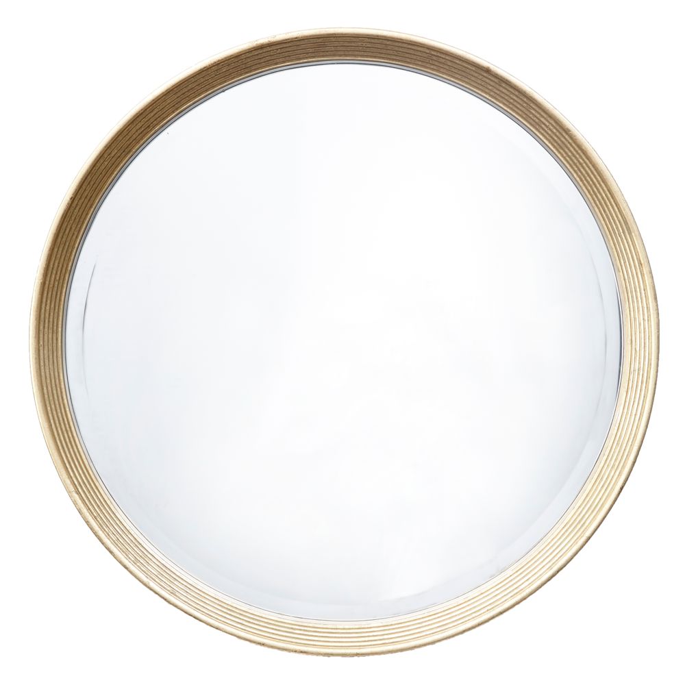 Mirrors - Lana Antique Brass Round Mirror - RV ASTLEY LTD