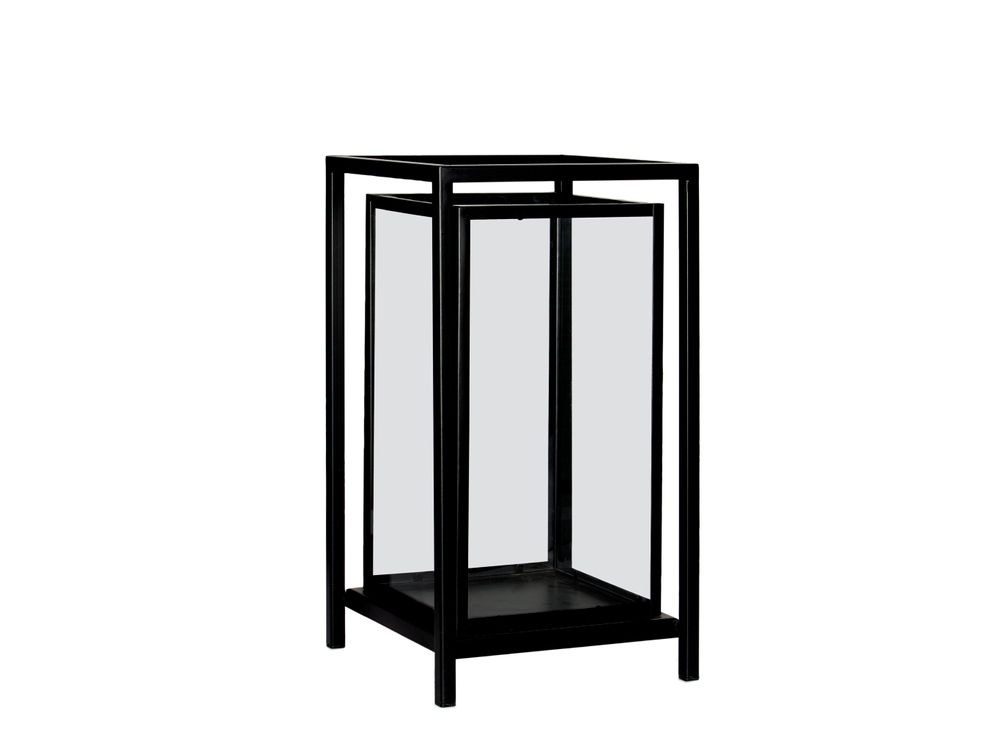 Objets de décoration - LANTERNE EN MÉTAL NOIR 23X23X41 AX71538 - ANDREA HOUSE