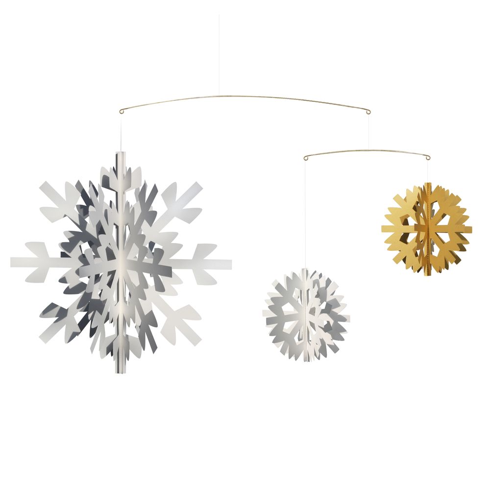 Autres décorations de Noël - Scandinavian Snowflake Mobile - LIVINGLY