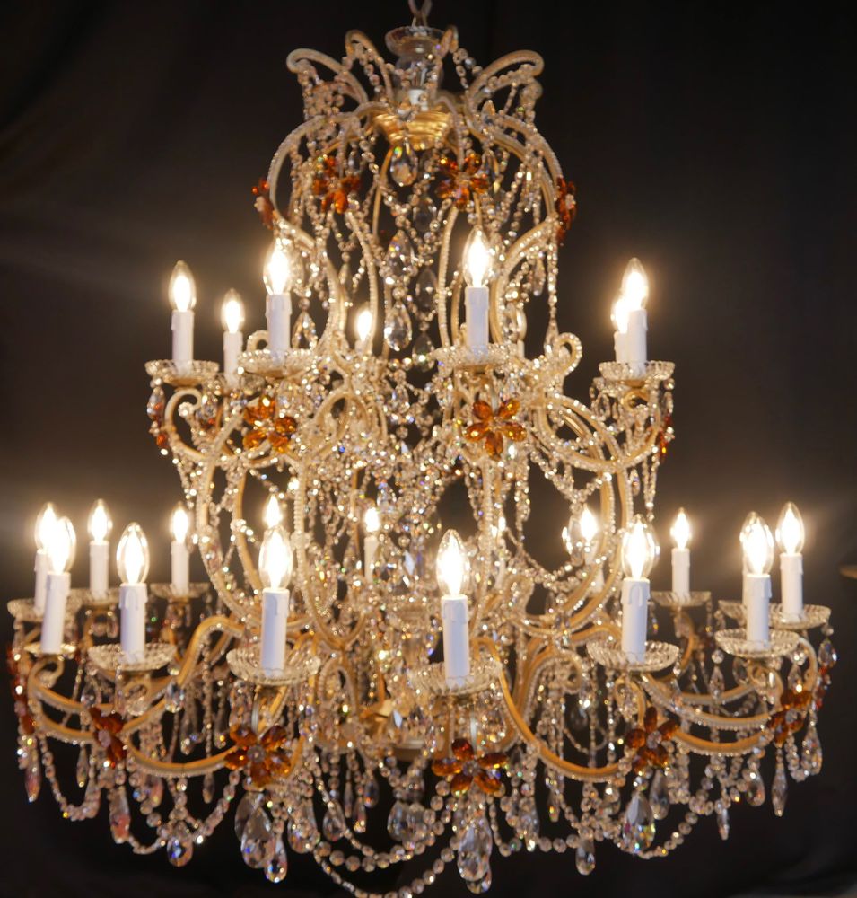 Hanging lights - chandelier, crystal chandelier, candlestick, crystal candlestick - L'ARTIGIANO DEL LAMPADARIO