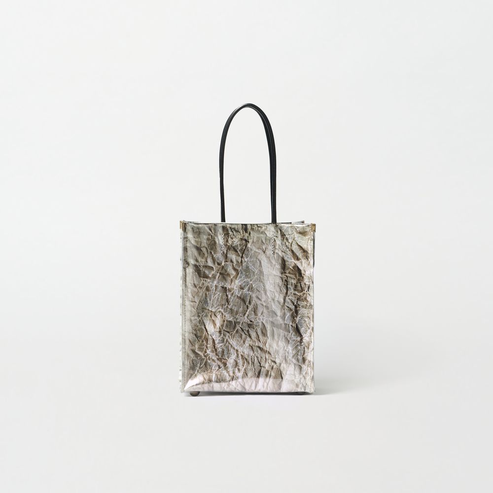 Sacs et cabas - GINHAKU SHOPPER MINI - sac fourre-tout à main en aluminium froissé - KENTO HASHIGUCHI