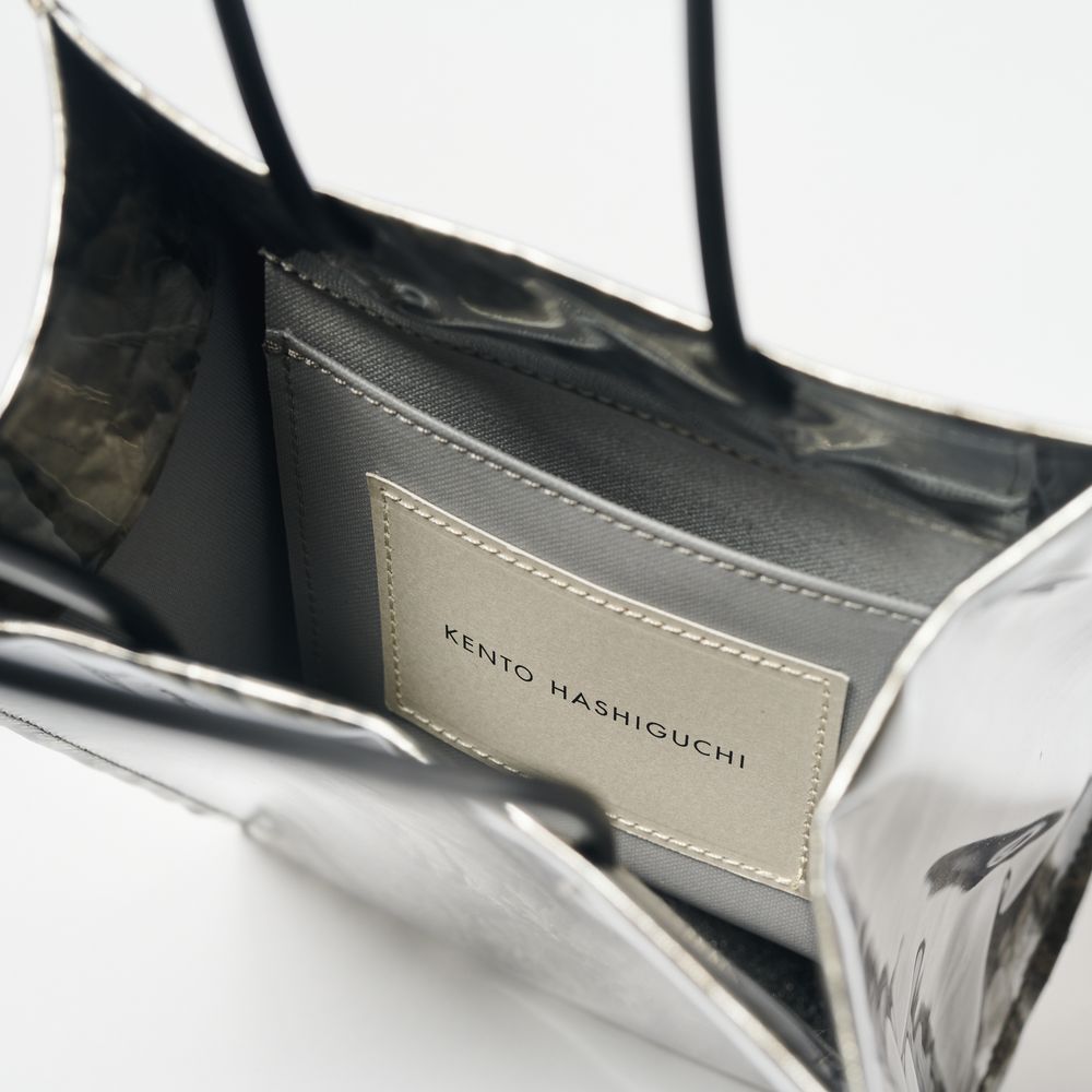 Sacs et cabas - GINHAKU SHOPPER MINI - sac fourre-tout à main en aluminium froissé - KENTO HASHIGUCHI