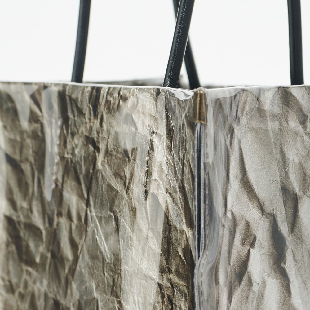 Sacs et cabas - GINHAKU SHOPPER MINI - sac fourre-tout à main en aluminium froissé - KENTO HASHIGUCHI