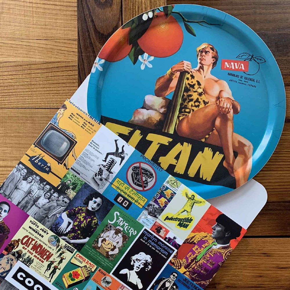 Trays - Titan Oranges Round Tray - COOLKITSCH