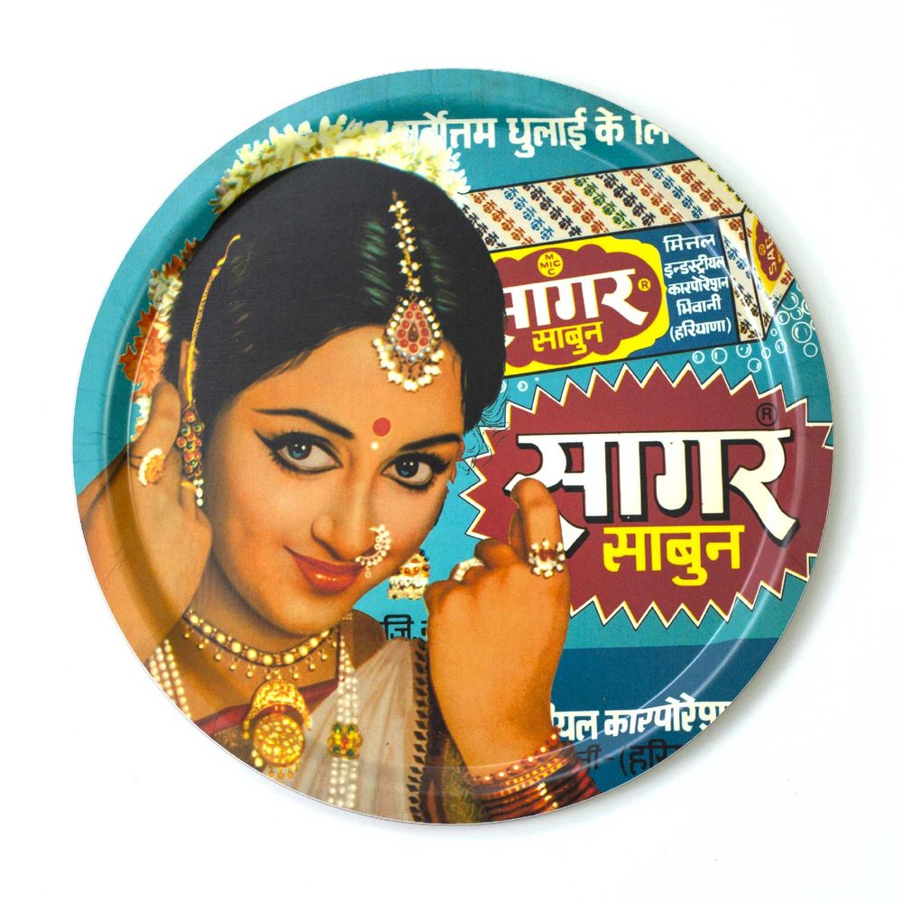 Trays - Sagar Soap Round Tray - COOLKITSCH