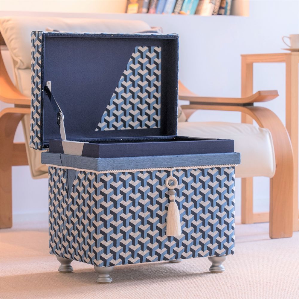 Boîtes de rangement - Japanese Chabako, Storage Box/Stool "Céramique 10K" - INTERIOR CHABAKO