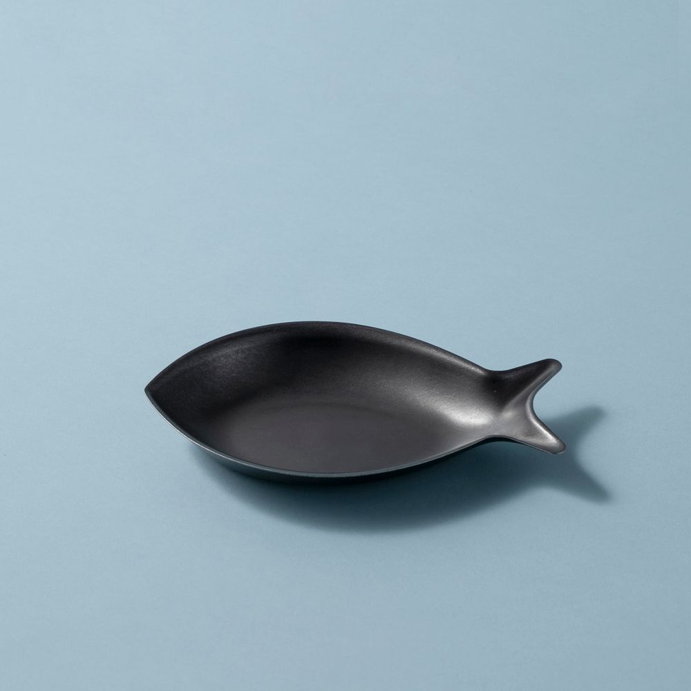 Assiettes au quotidien - Assiette poisson BLACK VINTAGE - VINTAGE TABLEWARE BY AOYOSHI