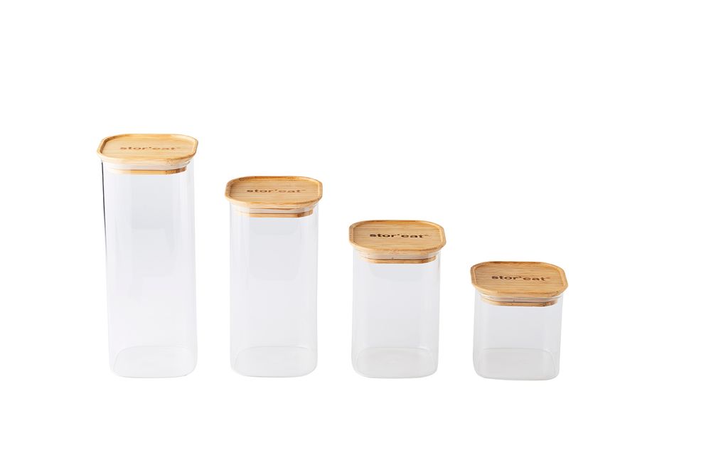 Ustensiles de cuisine - Stor’eat bocaux carrés - M&CO