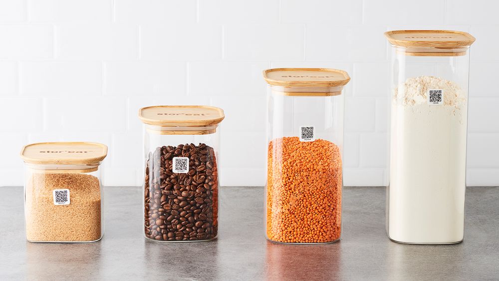 Ustensiles de cuisine - Stor’eat bocaux carrés - M&CO