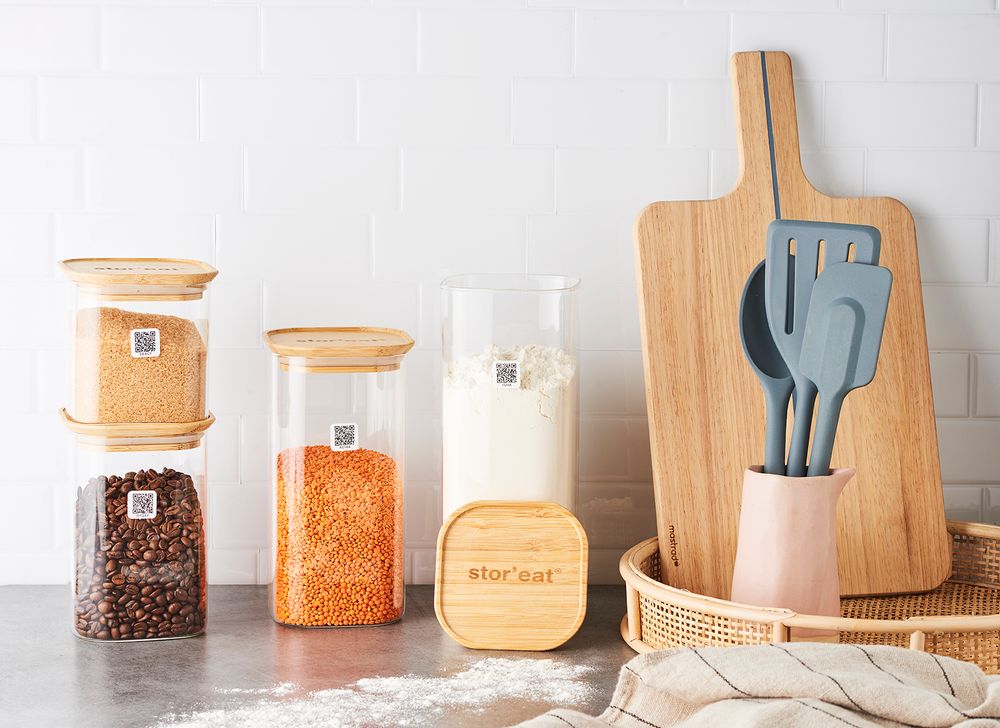 Ustensiles de cuisine - Stor’eat bocaux carrés - M&CO