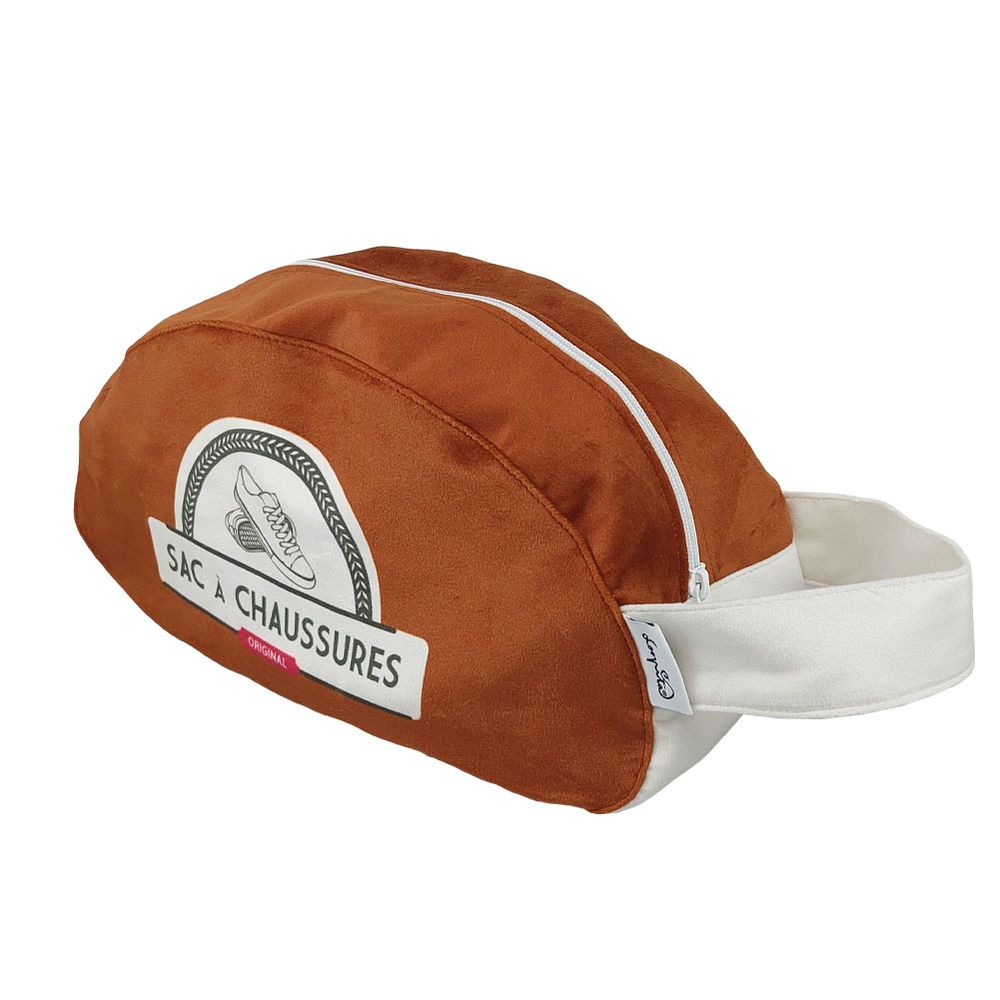Accessoires de voyage - Sac à chaussures en velours "Camel" - LOOPITA