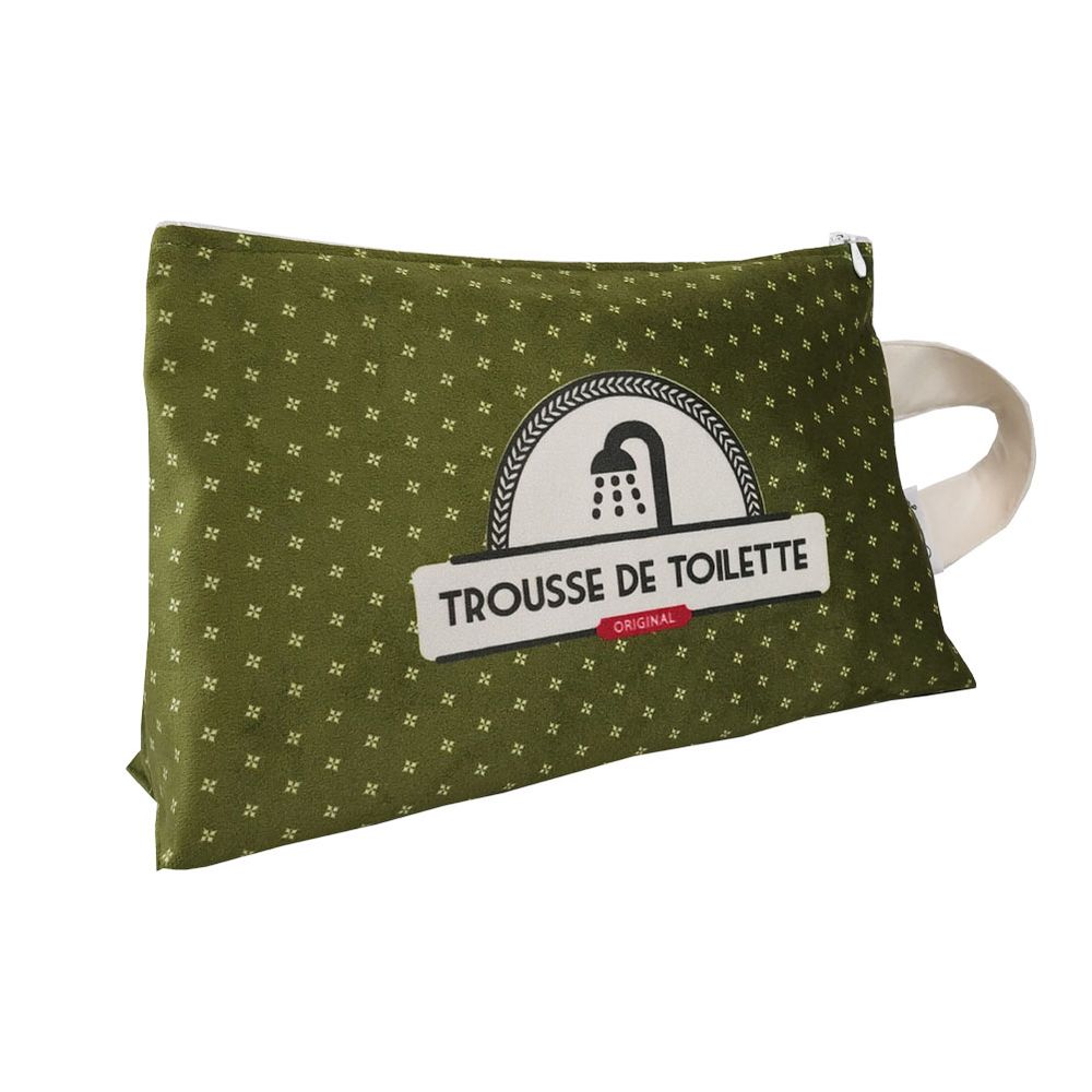 Travel accessories - “Kiwi Green” Toiletry Bags - LOOPITA