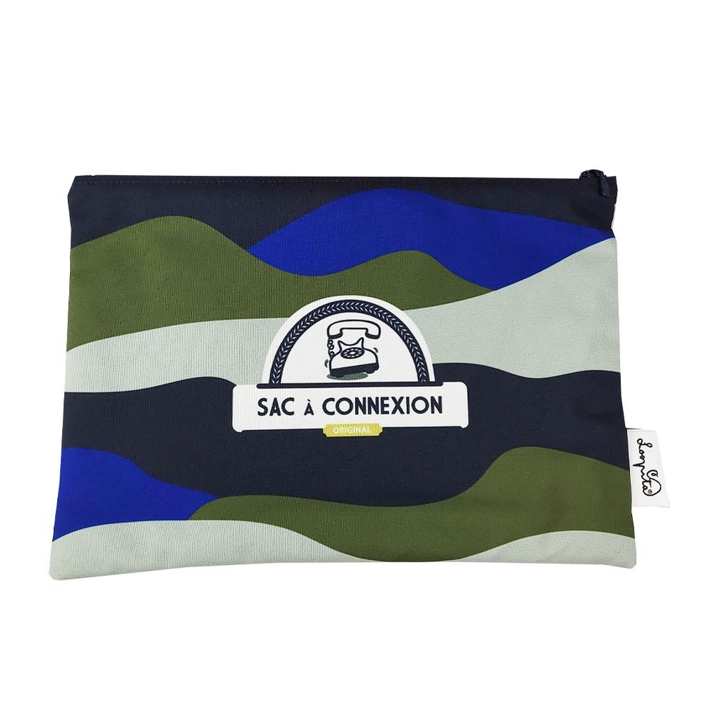 Accessoires de voyage - Sacs à connexion "Du vert et du bleu" - LOOPITA