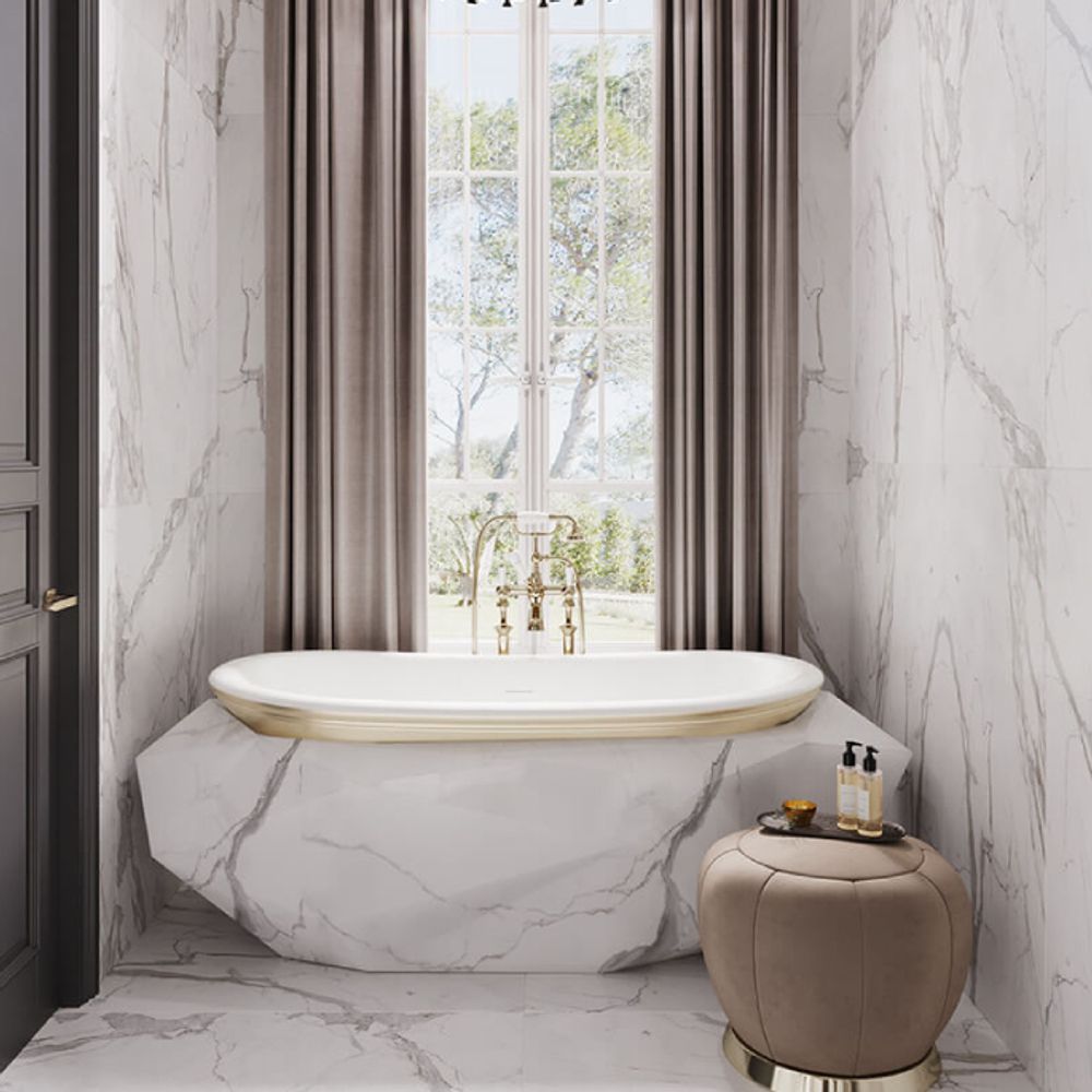 Hotel bedrooms - DIAMOND BATHTUB - MAISON VALENTINA