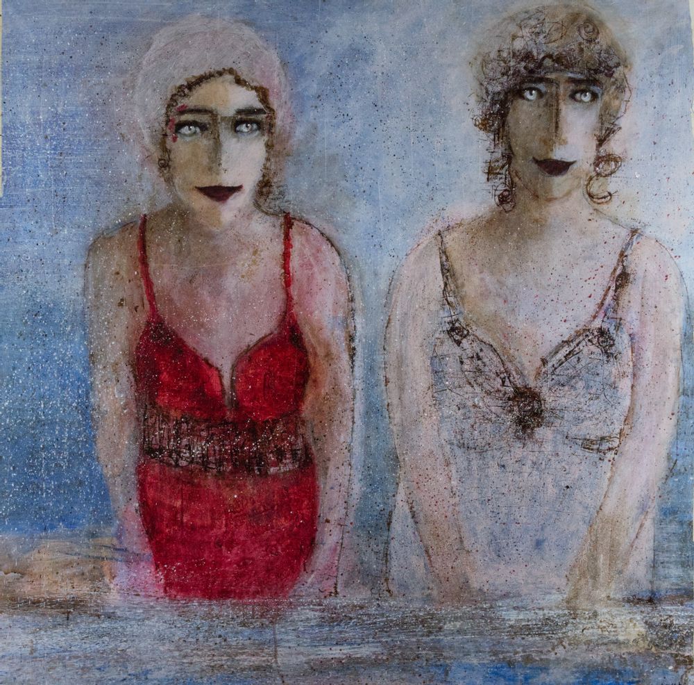 Tableaux - Peinture Les baigneuses - MAISON GRASSET