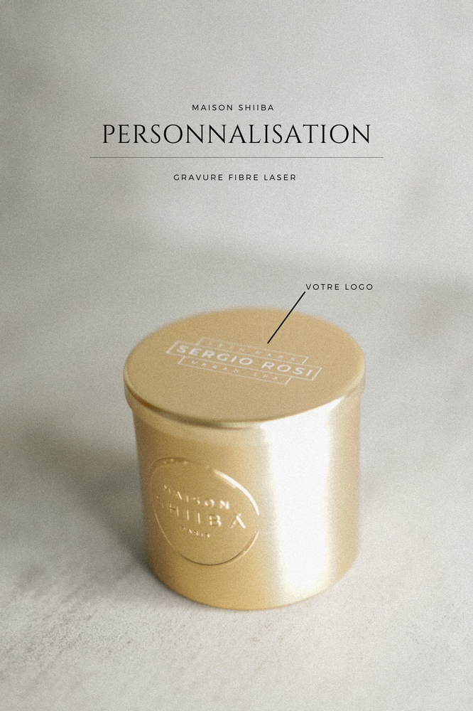 Customizable objects - Custom with logo Scented Candle with Your Logo by Maison Shiiba - MAISON SHIIBA