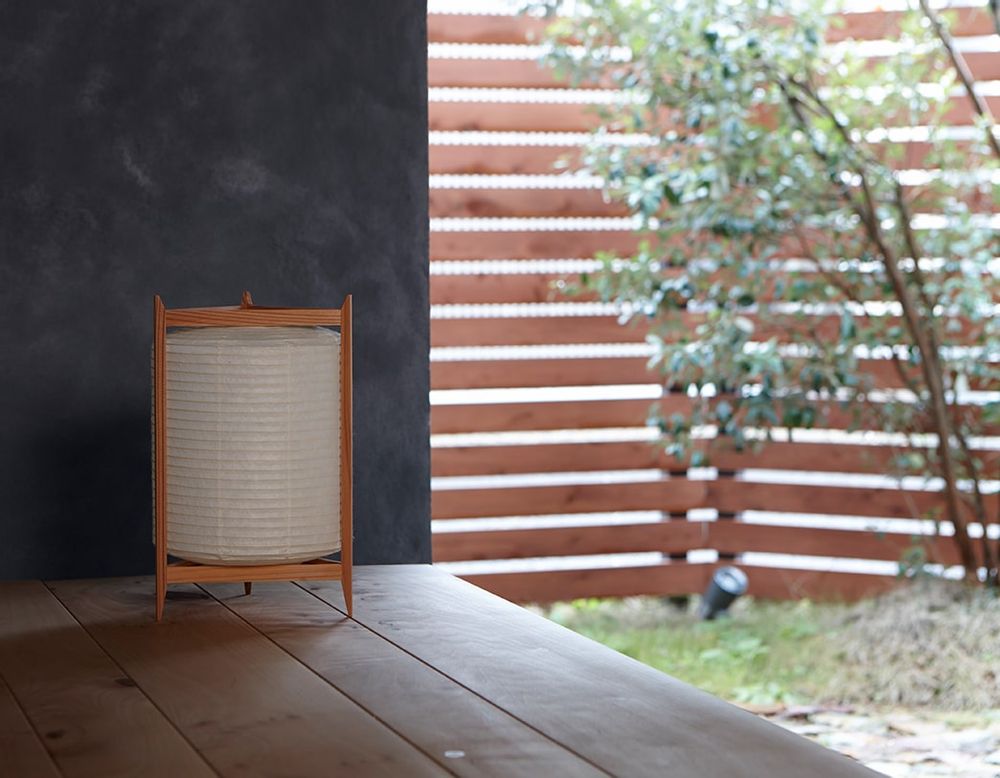 Pièces uniques - ANDON - Lampe triangulaire japonaise - METROCS