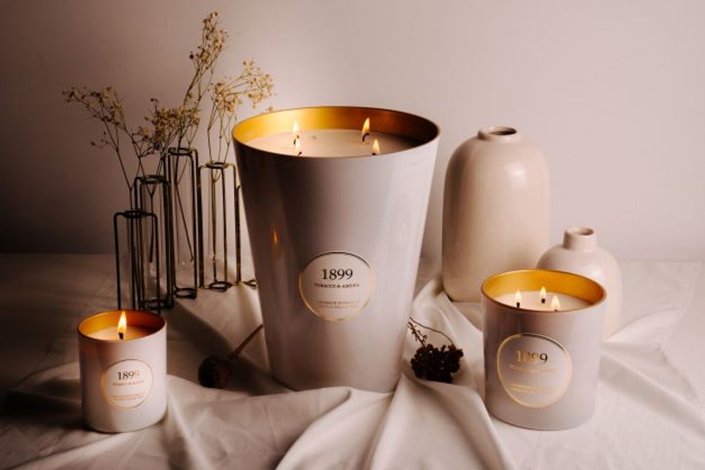 Decorative objects - Scented candle. Tobacco & Amber 230 gr. - CERERIA MOLLA 1899 CANDLES
