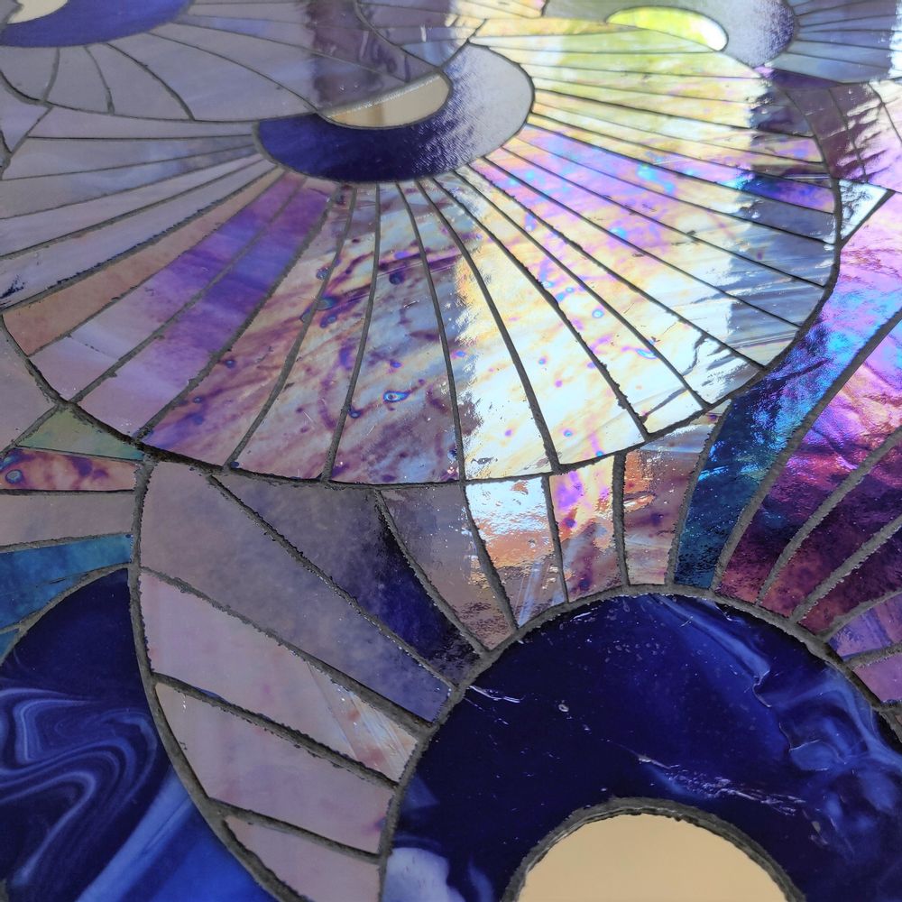 Tableaux - Constellation - Mosaïque de verre - MYRIAM HUBERT