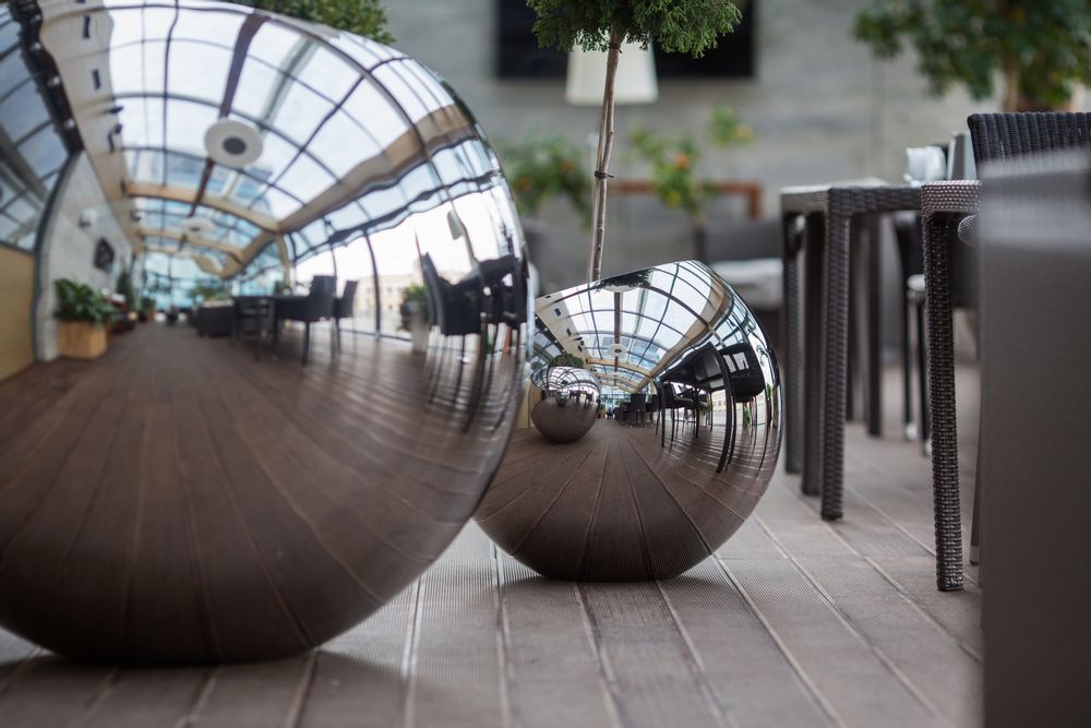 Decorative objects - "Canted cachepot" (Metalstyle) - METALSTYLE