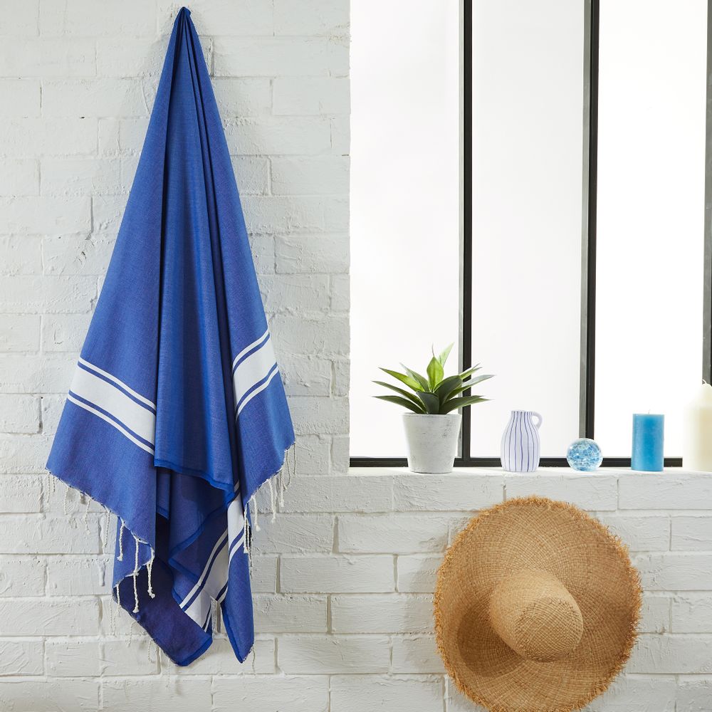 Autres linges de bain - Fouta Tissage Plat en coton recyclé - BY FOUTAS